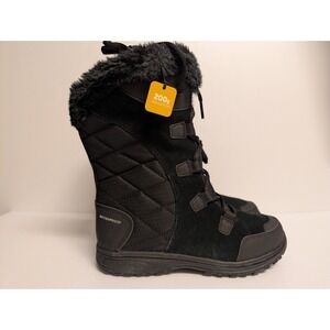 Columbia Women Shoes 6.5 W Ice‎ Maiden II Snow Boot Waterproof Leather Faux Fur